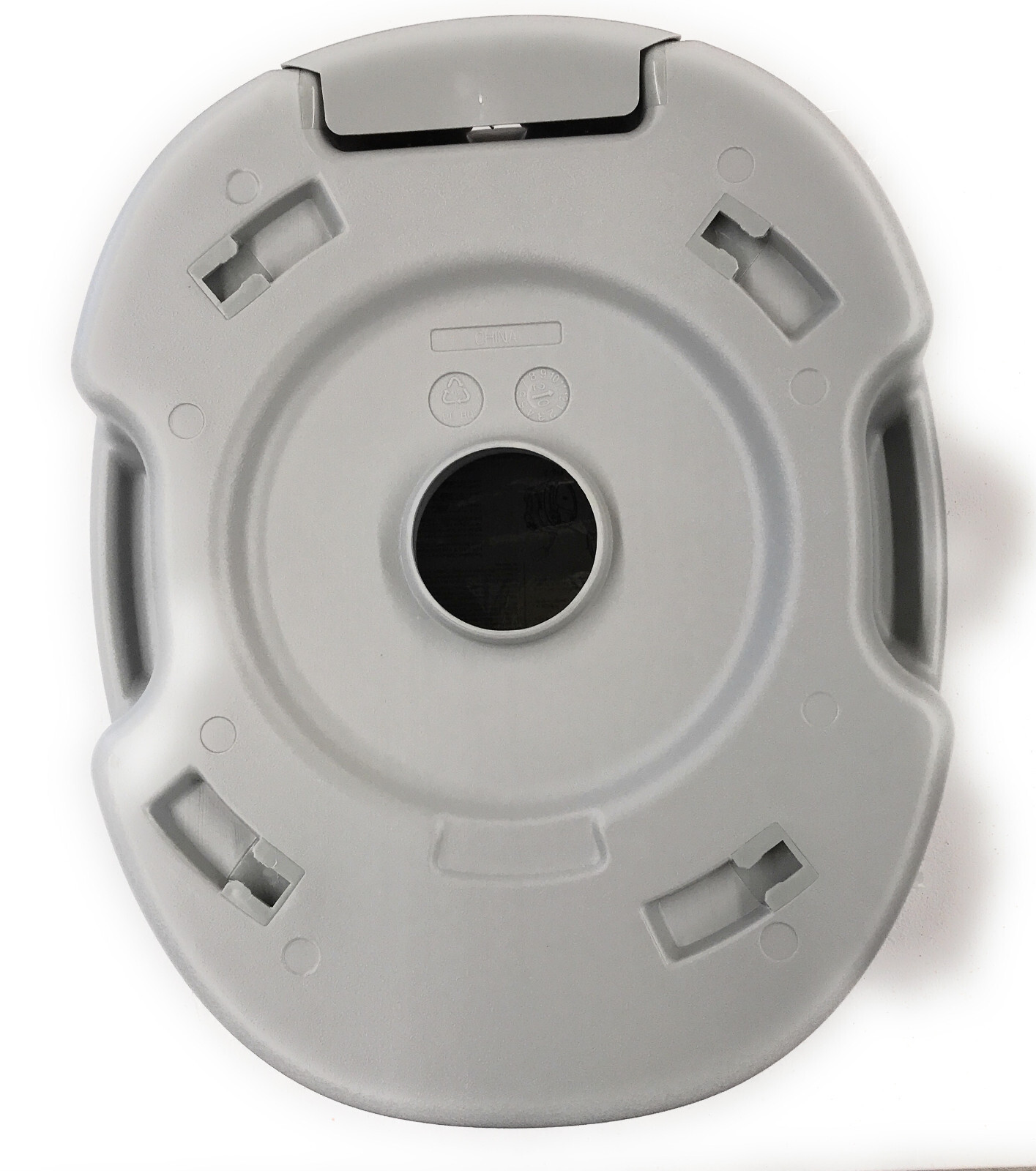 Coleman 5.3gal Outdoor Portable Flush Toilet, Gray, Large, 2000016503