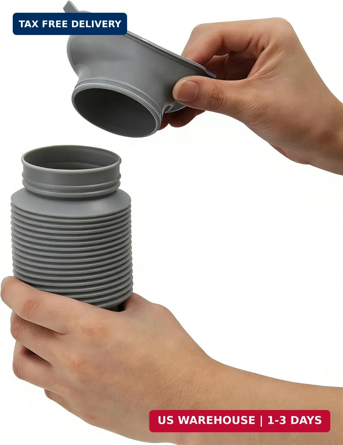 Pee Bottles for Men, Adjustable Emergency Urinal, Car Pee Bottle for Men and Wom