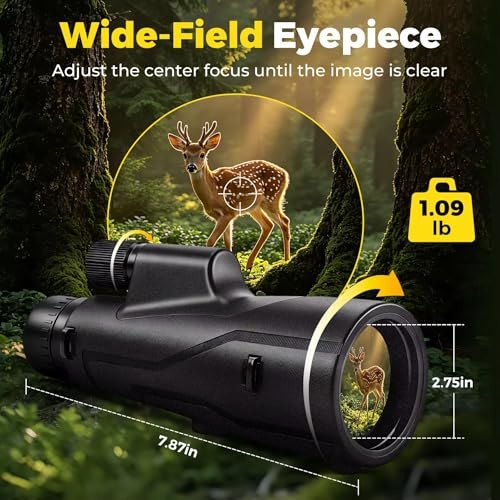 15×56 Monocular Telescope High Power Monoculars High Definition for BLACK-2