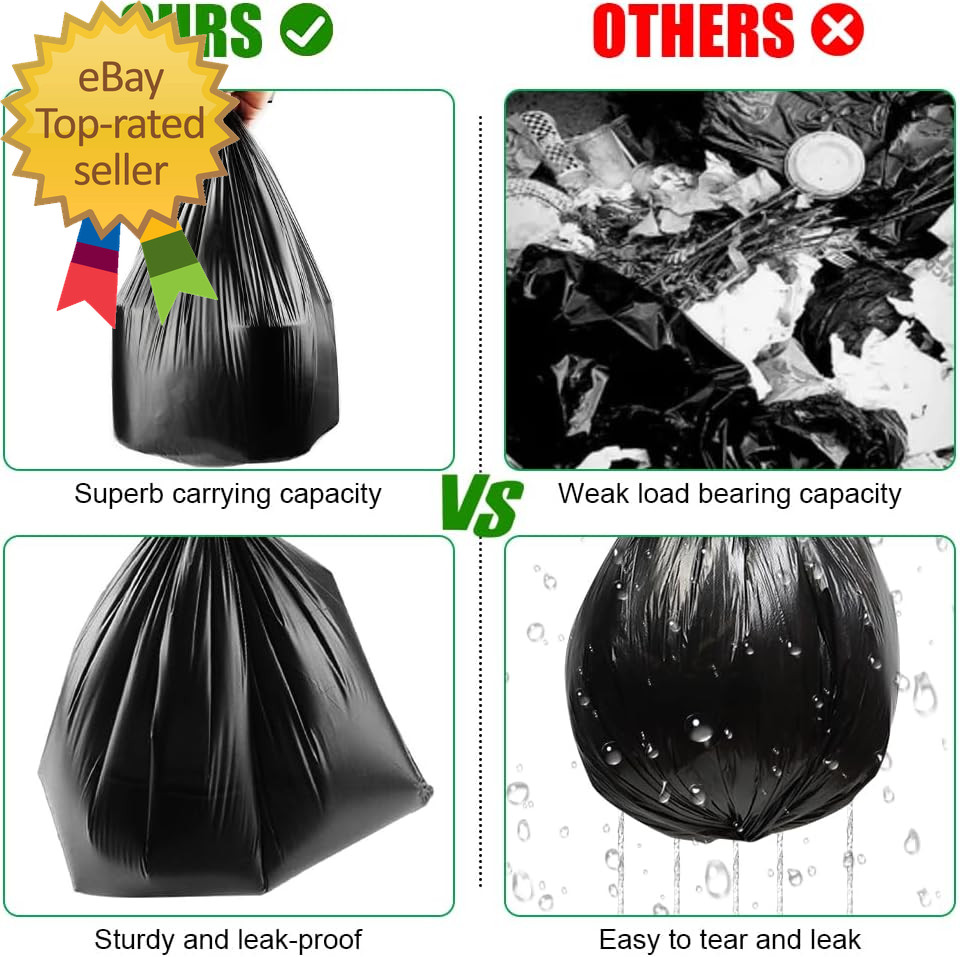 Camping Toilet Bags, 120 PCS (6 Roll) Portable Toilet Bags, Thickened Toilet Was