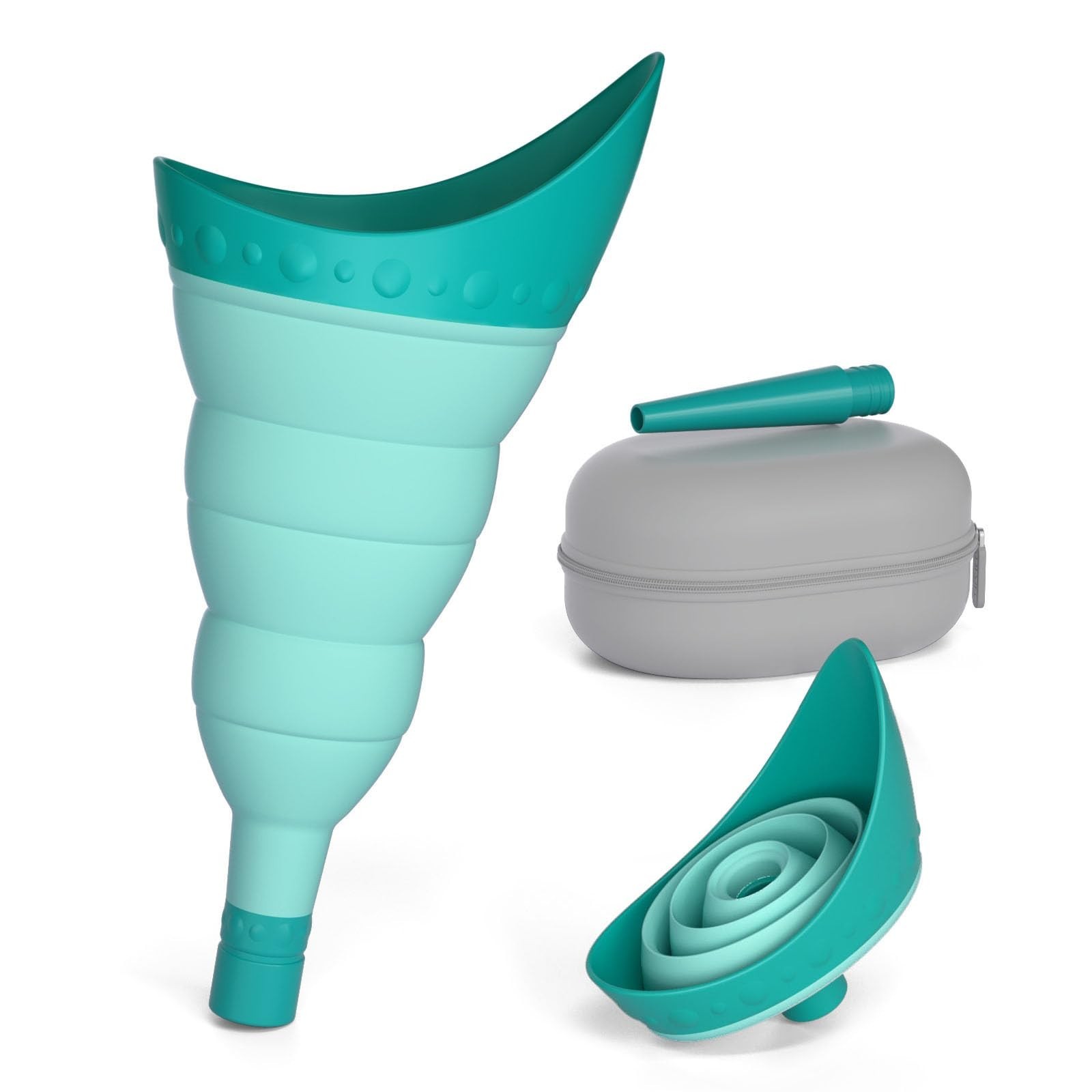 Portable Female Urinal Device – Foldable Pee Funnel for Travel, She Pee Cup, Uri