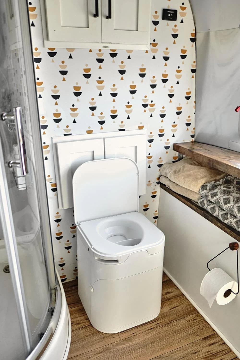 Origin 12V Electric Composting Toilet – Compact, Odorless, Off-Grid Solution