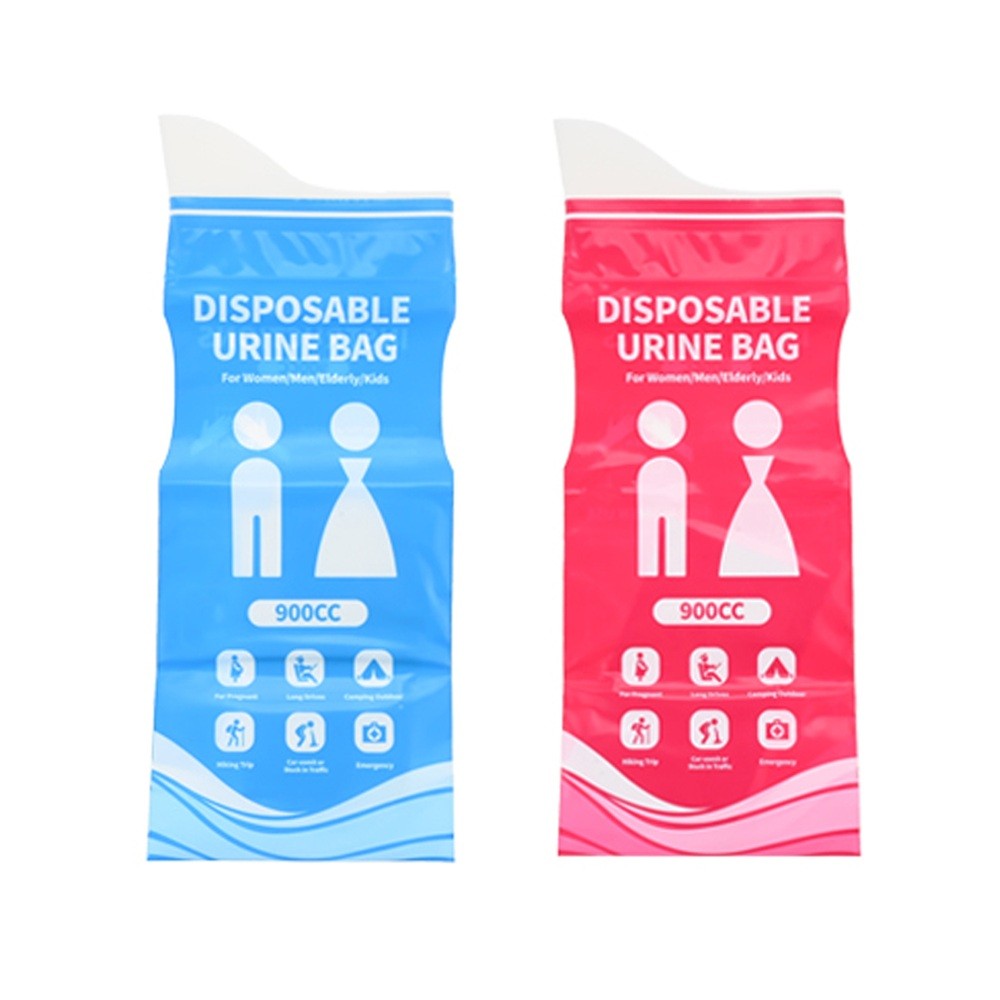 16Pcs Disposable Urine Bags Unisex 900CC Portable Urinal Toilet Bags For Camping