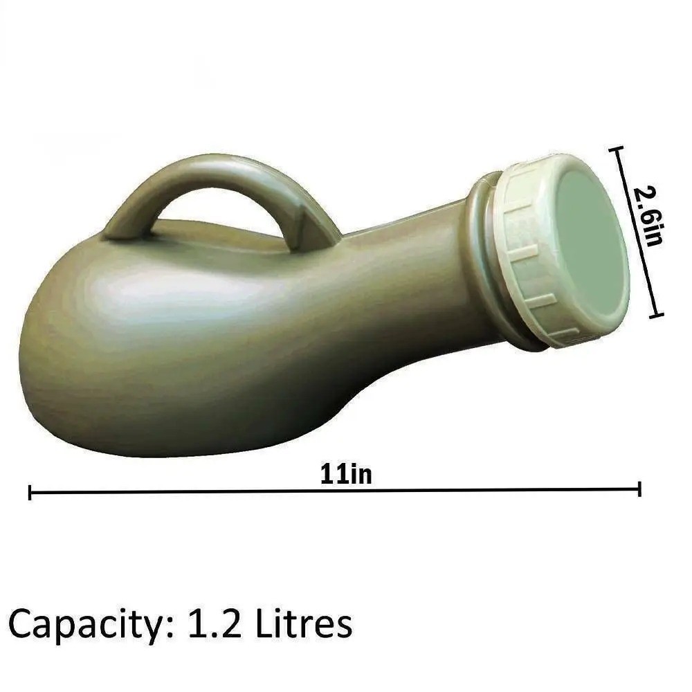 Portable Urinal Bottle with Cap for Men Travel Camping Car Pee Aid