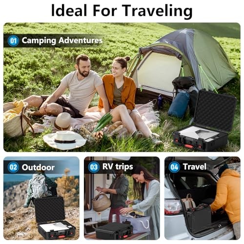 Starlink Mini Case – Waterproof Hard Case – Fits Star Link Mini Dish – Portable