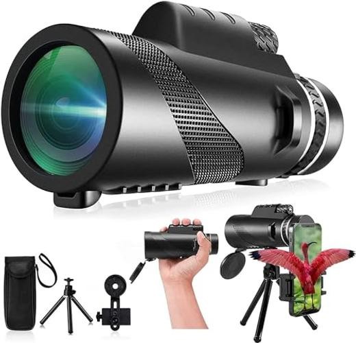Monocular-Telescope 80×100 High Powered Monoculars High Definition for Green