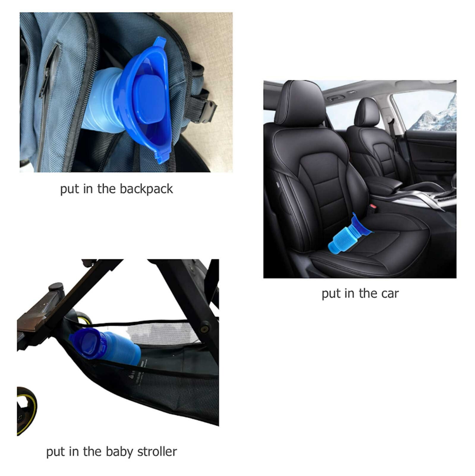 Emergency Portable Urinal Travel Camping Car Toilet Pee Bottle Kit Male Female