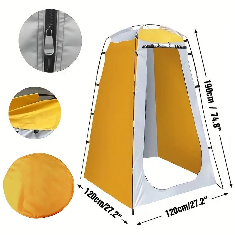 Portable Toilet and Privacy Tent for Adults, Pop Up Potty Tents Outdoors Toilets