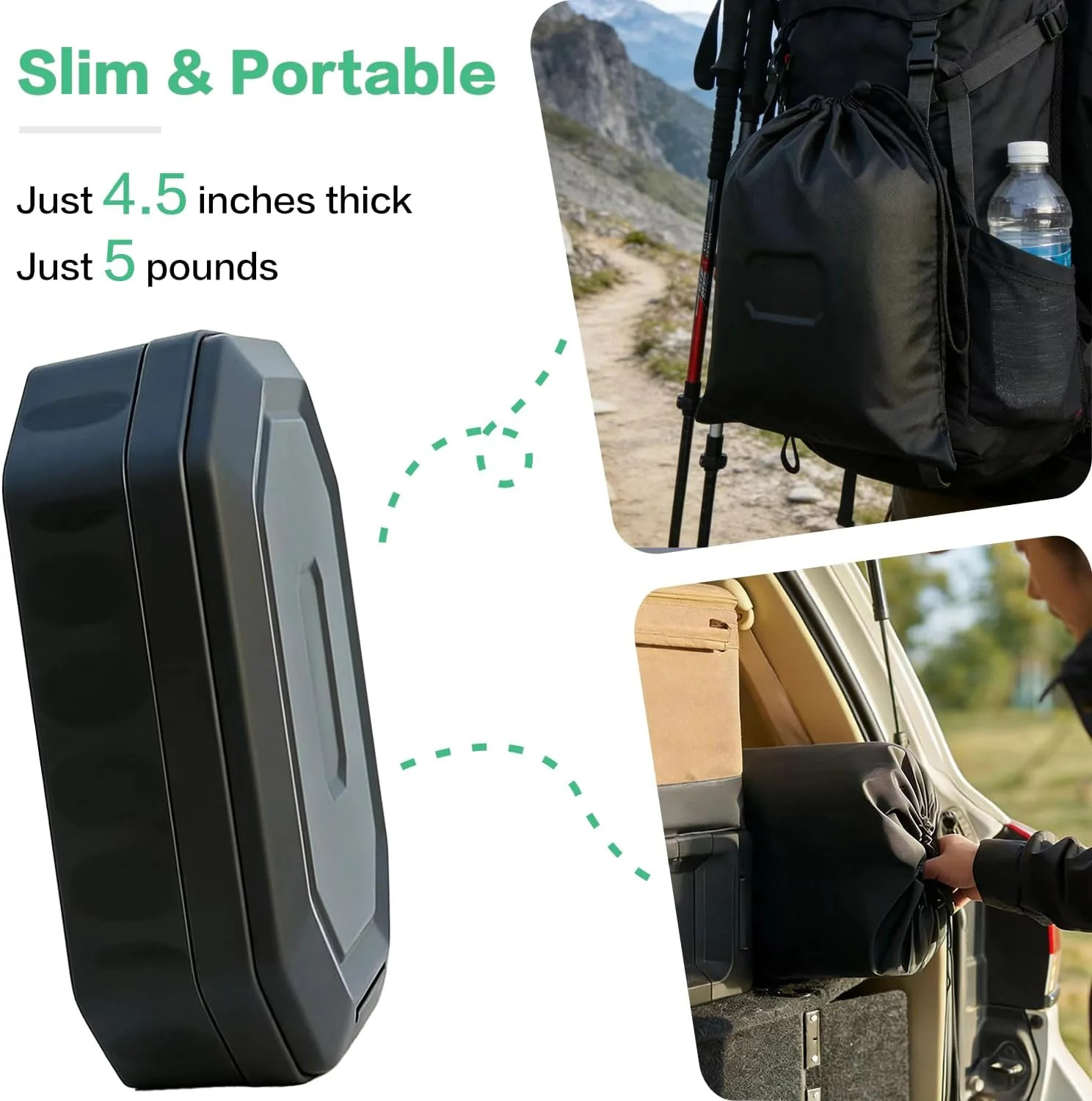 Camping Toilet for Adults – Portable Folding Toilet with Lid,Travel Portable Pot