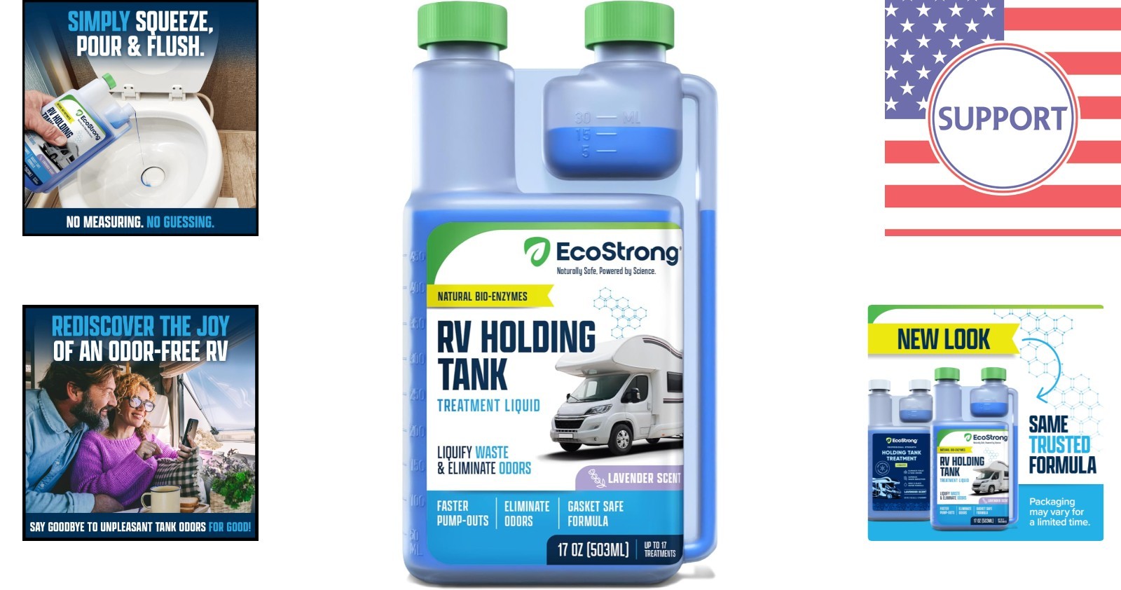 Triple Action RV Black Tank Treatment – Safe, Non-Toxic Cleaner & Digestor