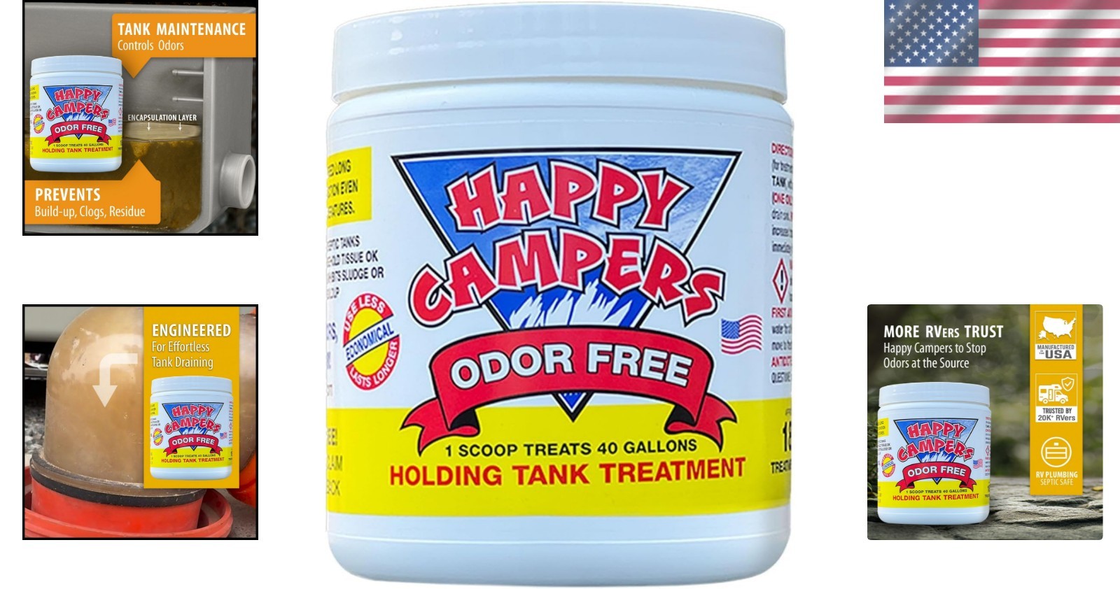 Allergen-Free RV Holding Tank Cleaner – Smooth Waste Flow & Odor Elimination