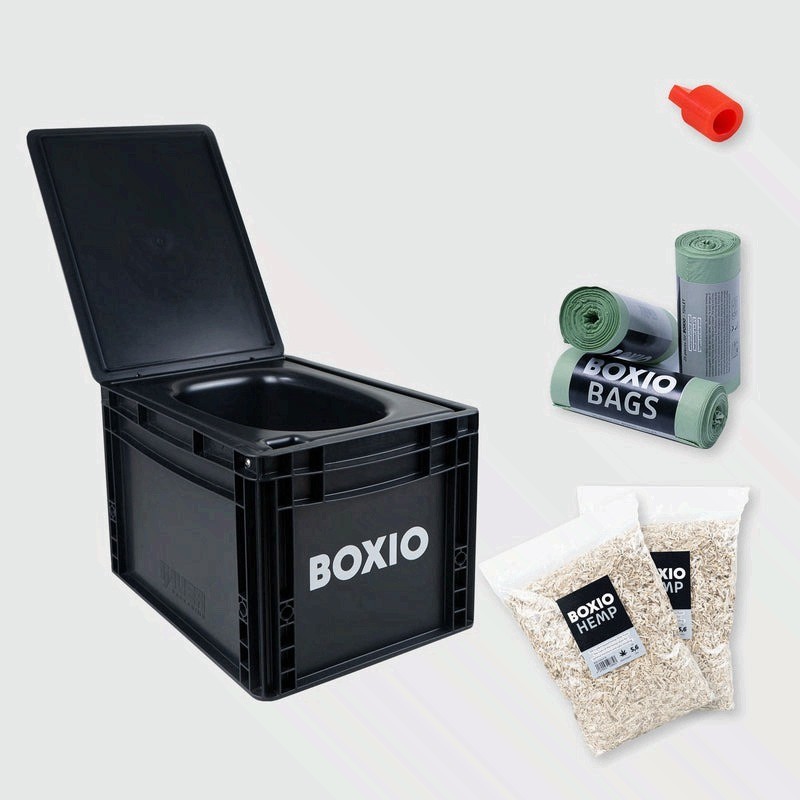 BOXIO TOILET PLUS-Portable Toilet, Camping Toilet, composting Toilet car Camping