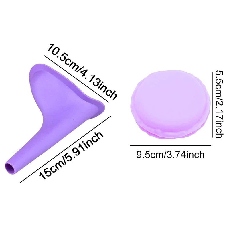 Portable Female Woman Ladies She Urinal Urine Wee Funnel Camping Travel Loo usa