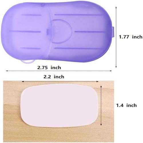 500 Sheets Disposable Soap Paper 5 Boxes Hand Cleaner Fragrance Mini Color