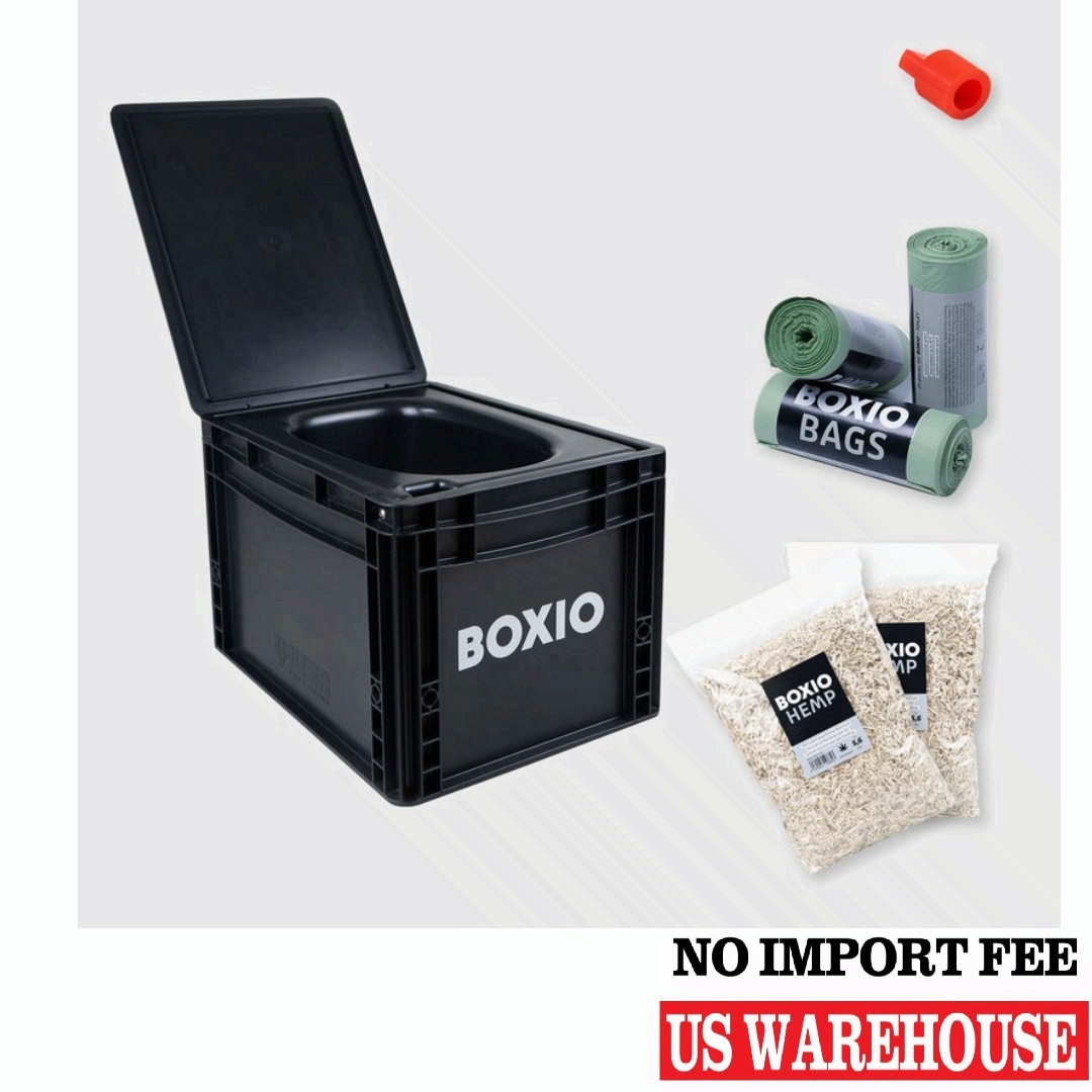 BOXIO TOILET PLUS-Portable Toilet, Camping Toilet, composting Toilet car Camping