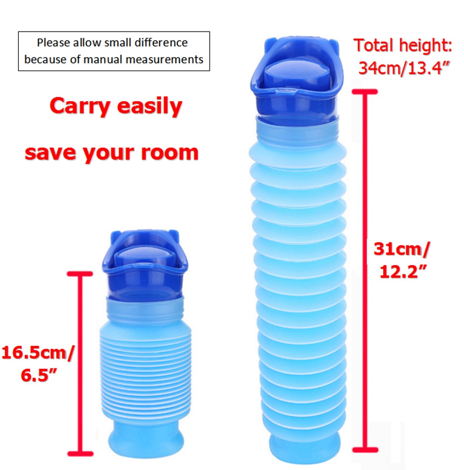 Emergency Portable Urinal Travel Camping Car Toilet Pee Bottle Kit Male Female