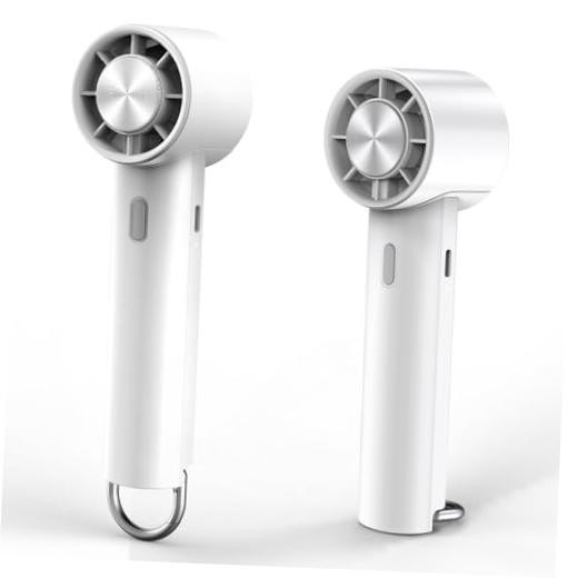 Handheld Portable Turbo Fan with Ice Cooler, Rechargeable Personal Small