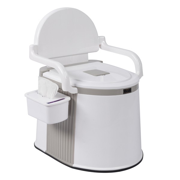 Mobile Travel Toilet Indoor Outdoor Camping Portable Toilet With Tissue Holder