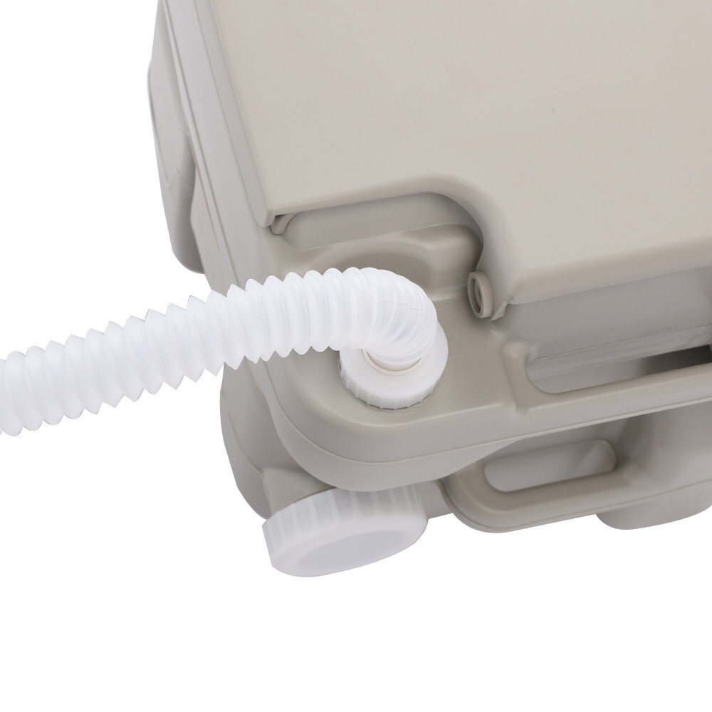 Portable Outdoor Hand Sink w/RV Camper Gravity Pedal Flush Toilet For Boats Camp