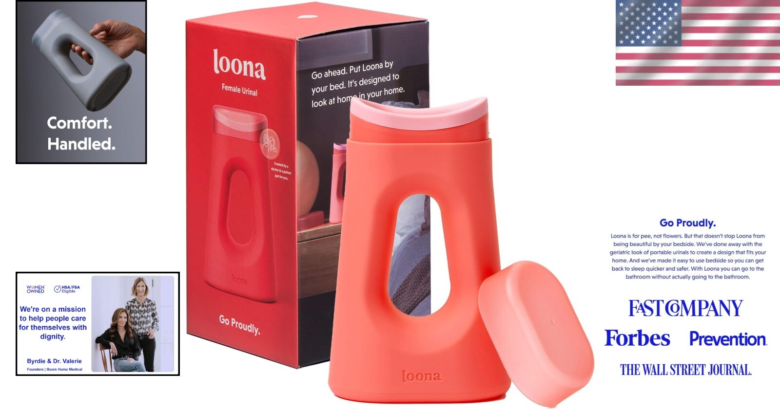 Portable Loona Female Urination Device – 30 fl oz Capacity for Travel & Comfort