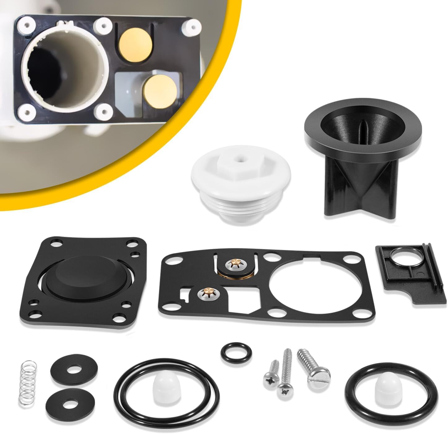 for Jabsco 98-07 29090-2 &29120-2 Series Toilet Marine Manual Toilet Service Kit