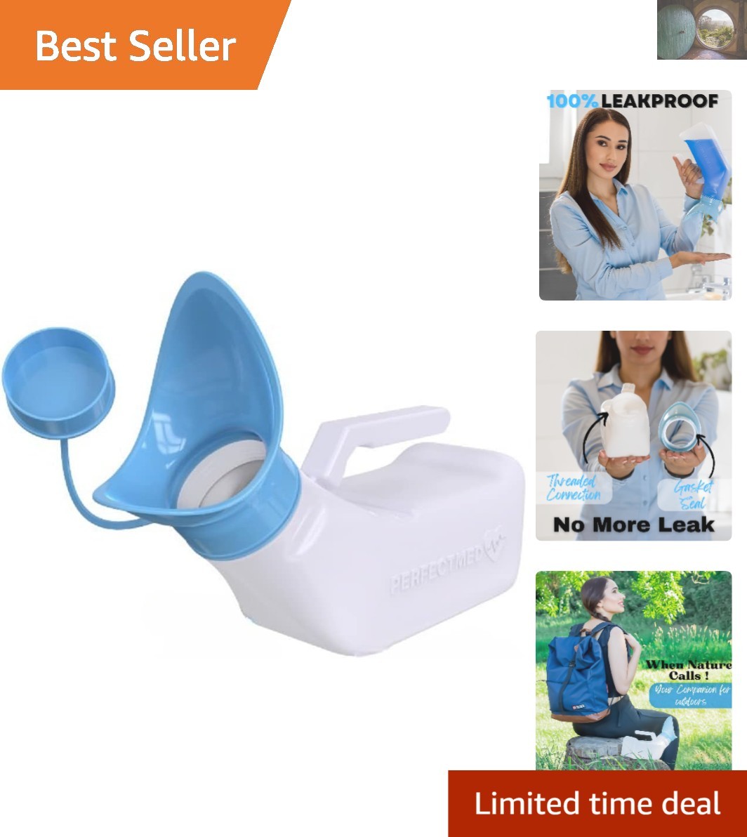 Travel-Ready Female Urinal – 32 oz Leakproof Design for Outdoor Comfort – 1 Pack