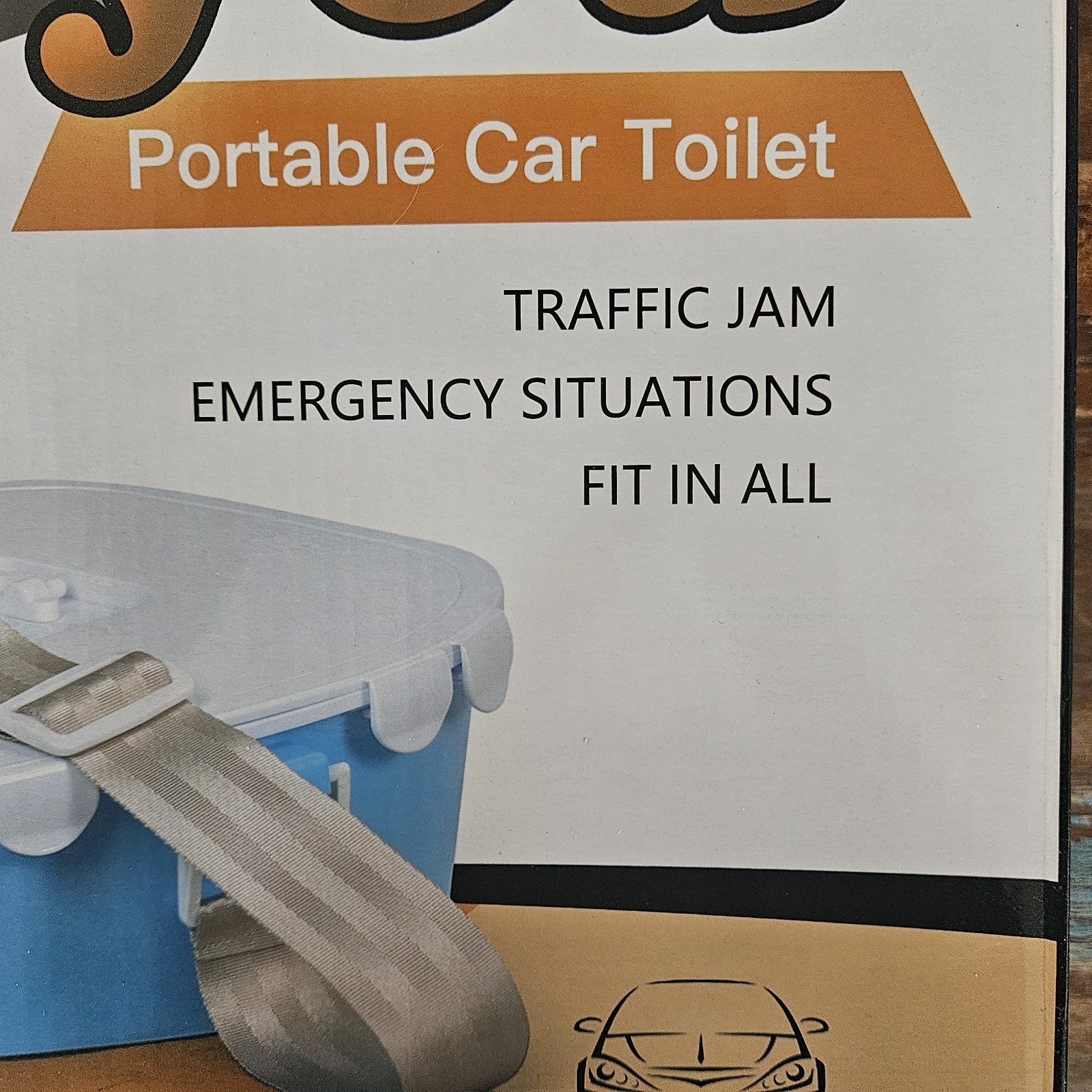 Portable Car Toilet By YIYOU Patent #ZL2021301759373 Fits In All Models New Box
