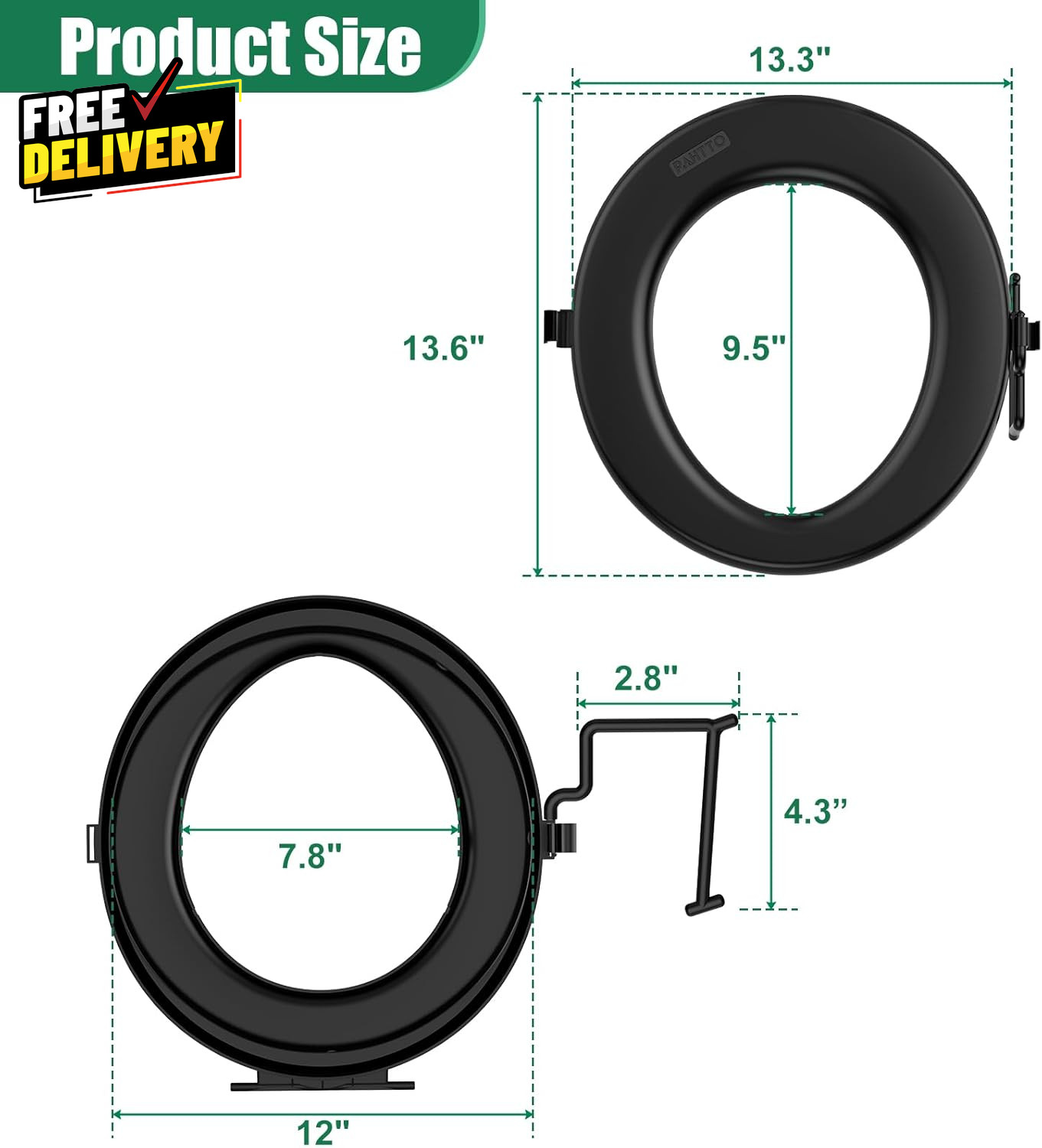 Bucket Toilet Seat Portable Toilet Seat for 5 Gal Buckets Camping Toilet Seat…