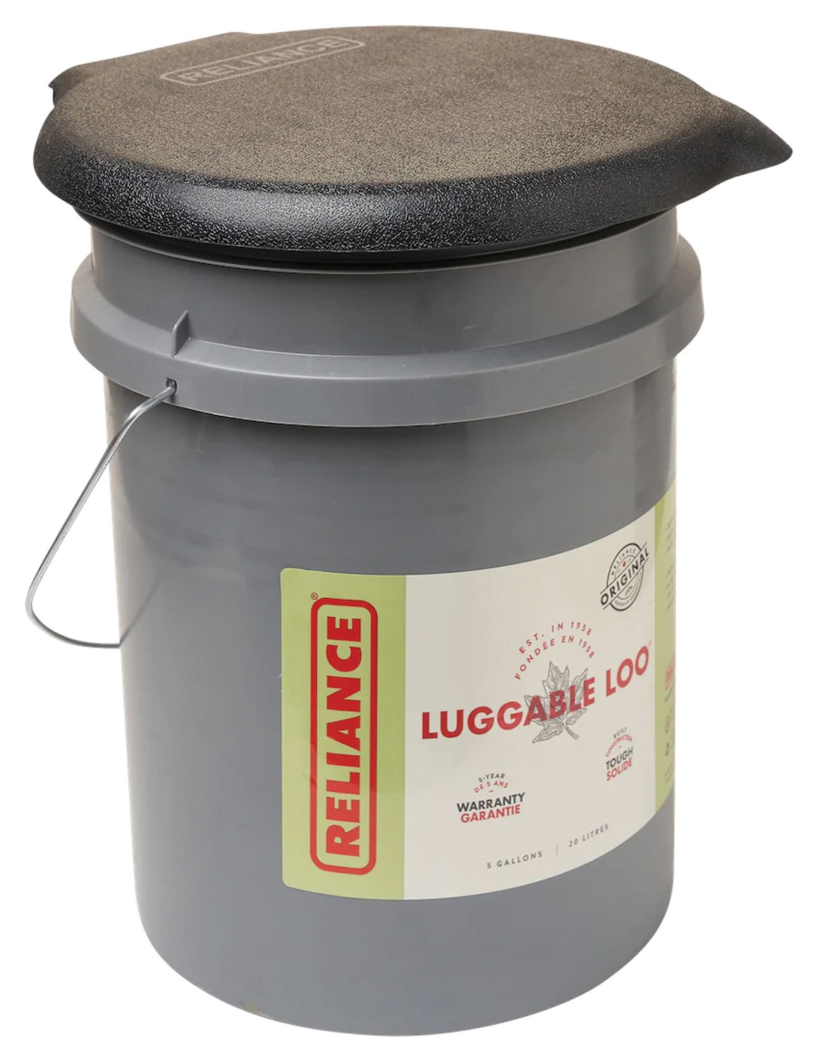 Reliance Luggable Loo Portable Toilet for Camping and Outdoor Adventures