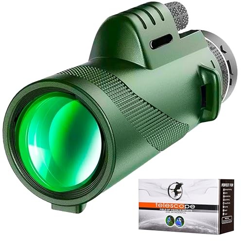 Monocular Telescope 80 x 100 High Powered Monoculars for Adults with