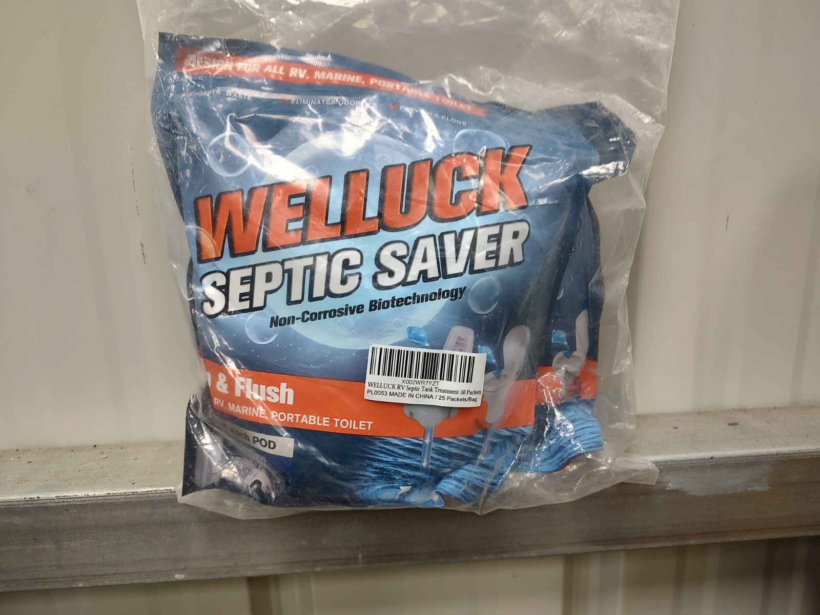 WELLUCK 50 Packs RV Toilet Treatment Drop Ins, Holding Tank Deodorizer for RV…