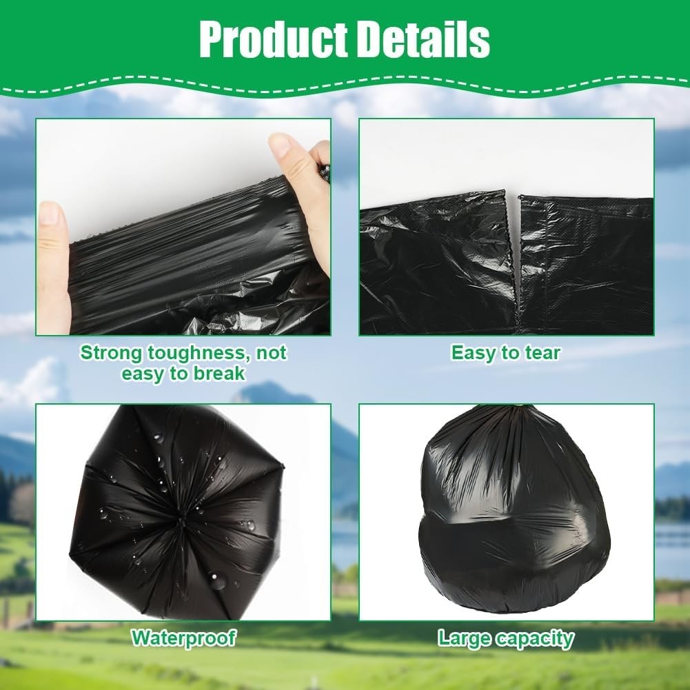120 Pack Portable Toilet Bags – Outdoor Camping Waste Disposal Bags
