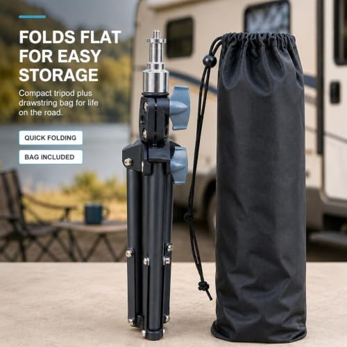 Starlink Mini Tripod – 360° Adjustable Metal Stand – Portable Tripod