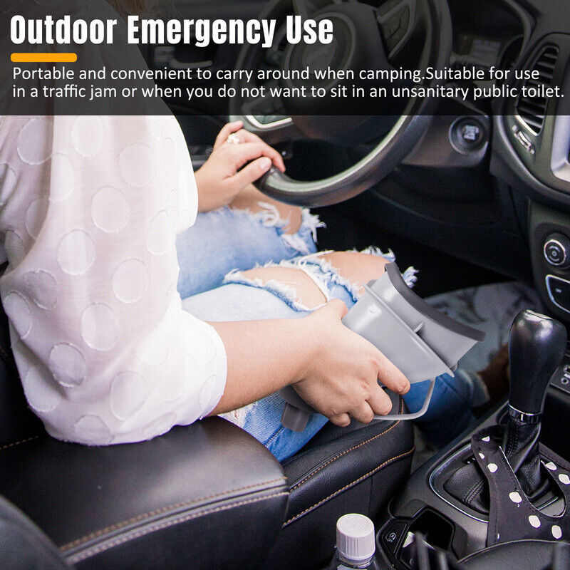 1-3X Portable Urinal Male Female Travel Camping Car Toilet Emergenc Pee Outdoor