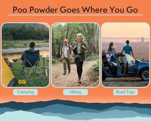Cleanwaste Portable Poo Powder Deodorizing Waste Treatment – Pee and Poop