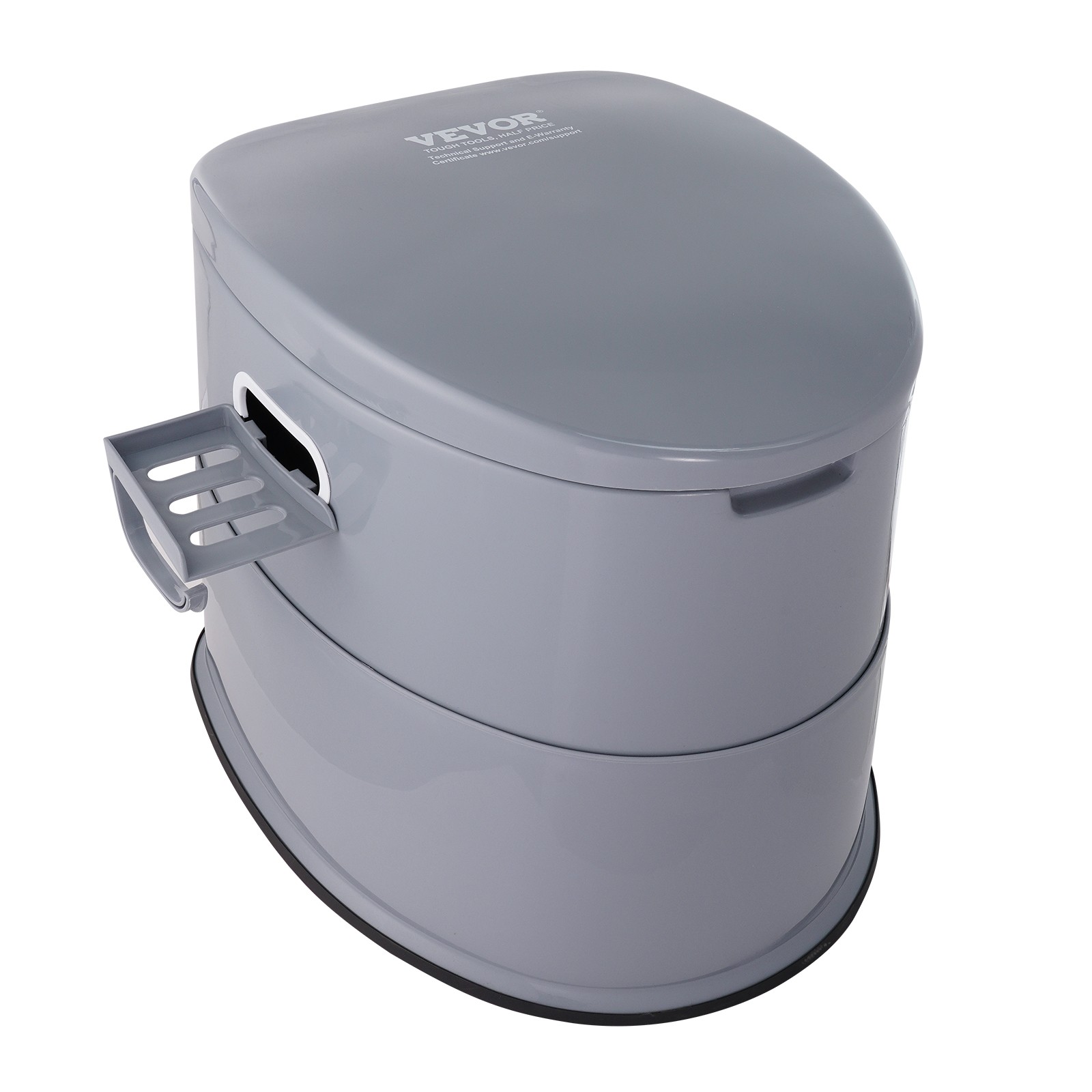VEVOR Portable Camping Toilet Inner Bucket with Lid Phone Shelf and Paper Holder