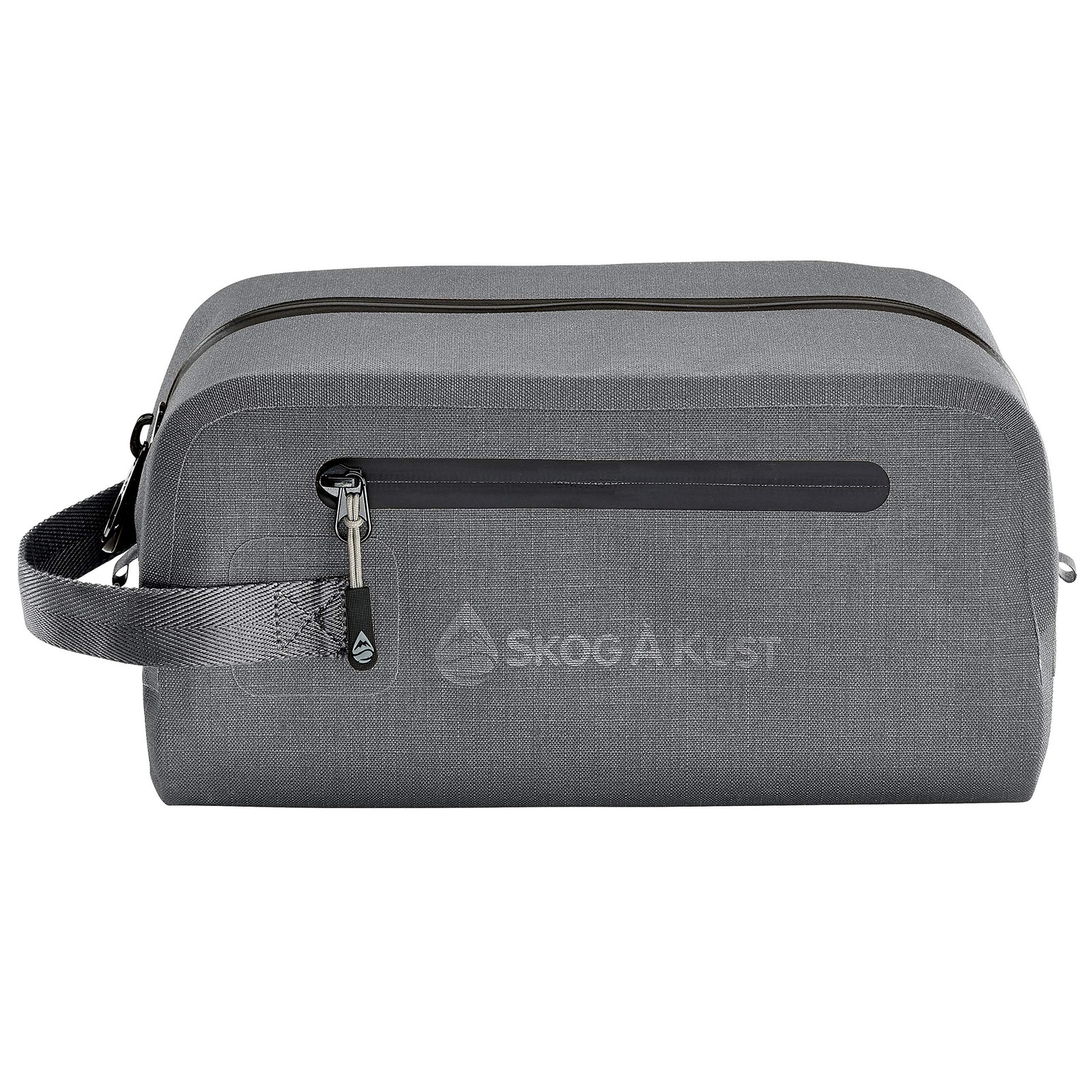 DoppSåk Waterproof & Leak-Proof Travel Toiletry Bag | Large, Charcoal Grey