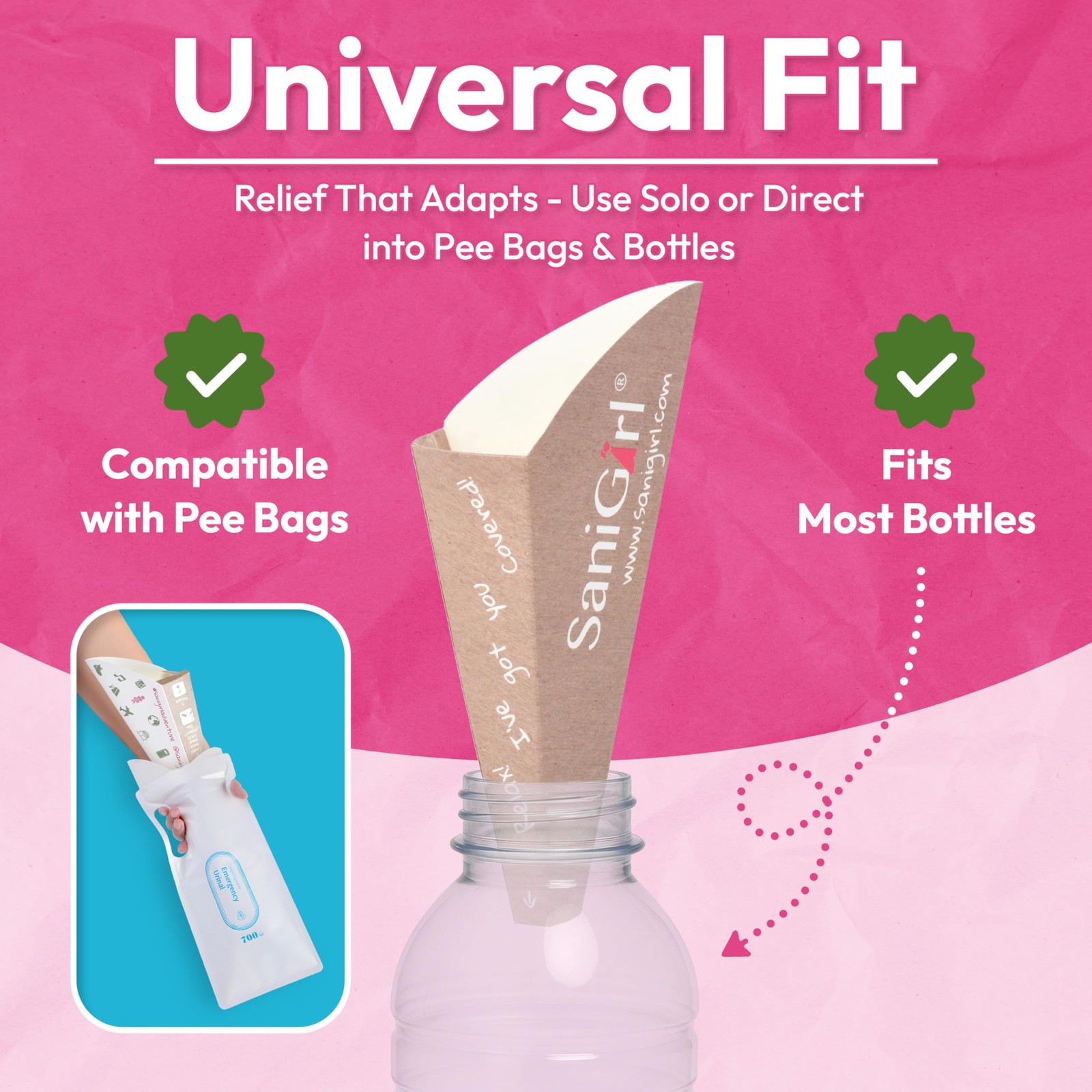 Pee Funnel for Women – Female Urinals for Women – Disposable Recyclable, Wome…