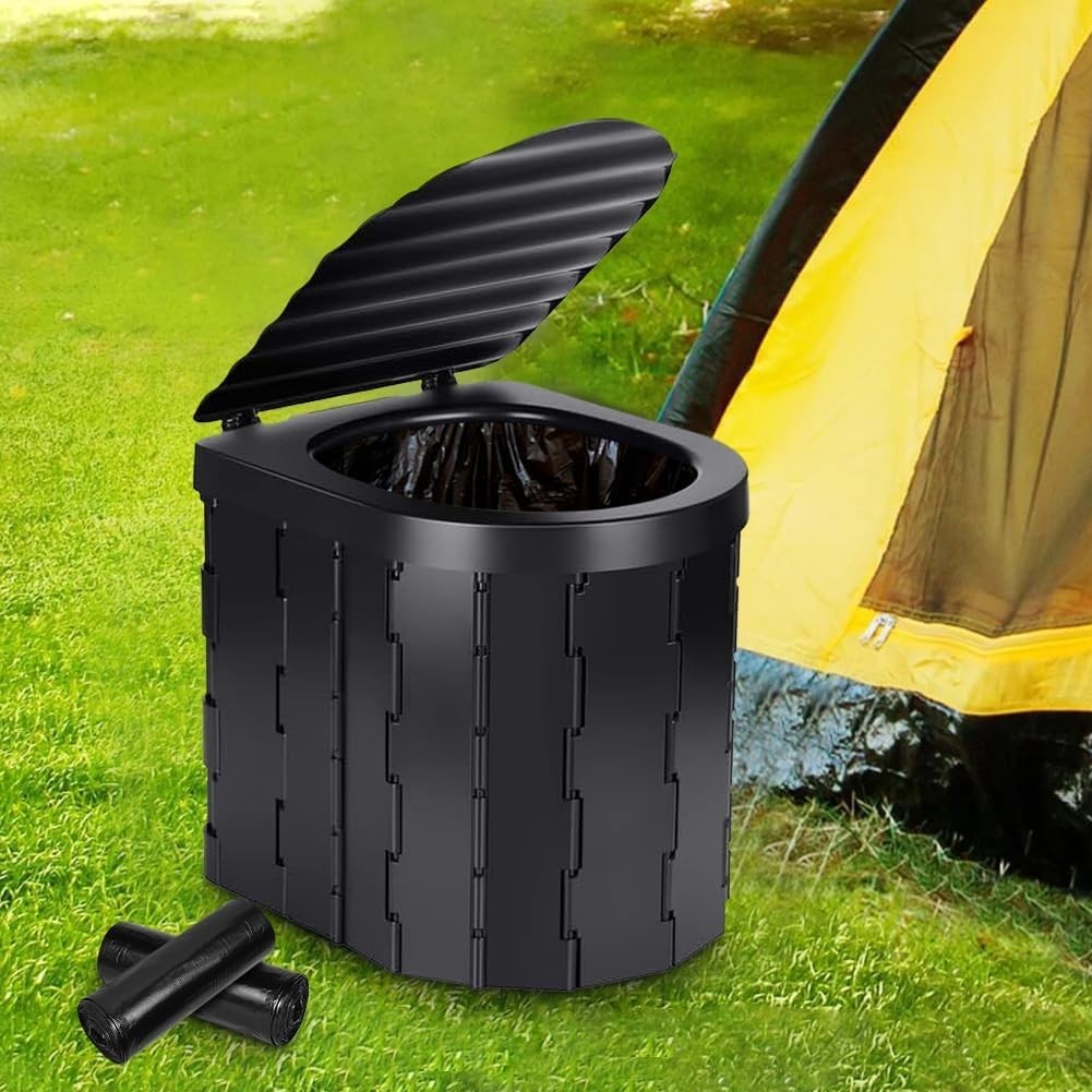 Heavy Duty Camping Toilet Bags 120 Pack – Leak Resistant Waste Bags