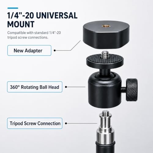 Starlink Mini Tripod – 360° Adjustable Metal Stand – Portable Tripod
