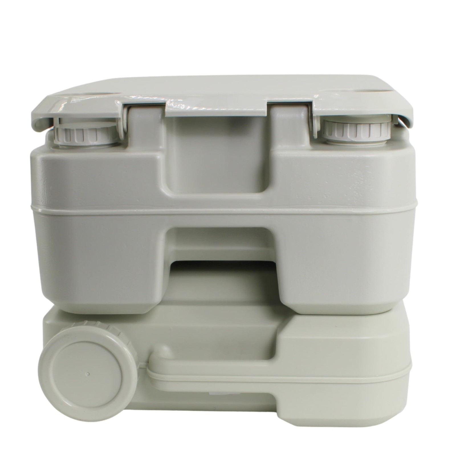 Portable Camping Toilet 5.8 Gallon – 100 Flushes, 440 lbs Capacity, RV/Boat Use,