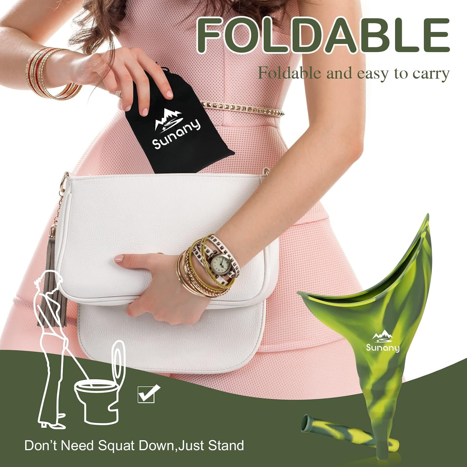 Portable Camo Pee Funnel for Women – Hygiene Solution for Mobile Lifestyles