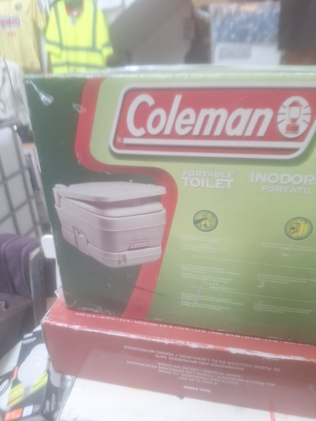 Coleman Portable Flush Toilet 3.2 Gallon Camping Gear 827-802T