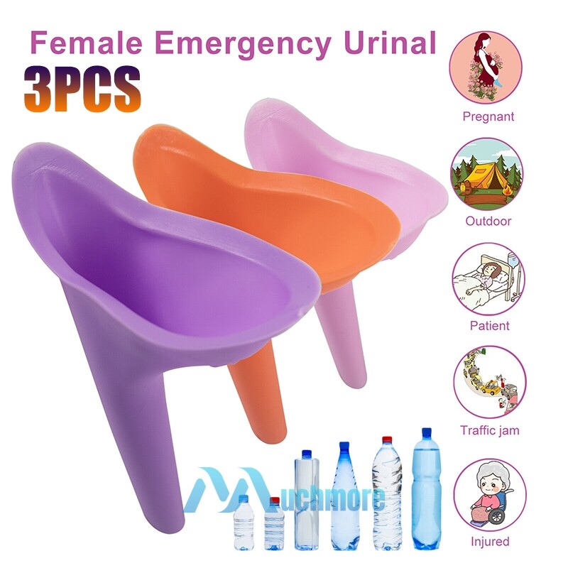 3~30pc Reusable Portable Urinal Women Female Travel Camping Travel Funnel Toilet
