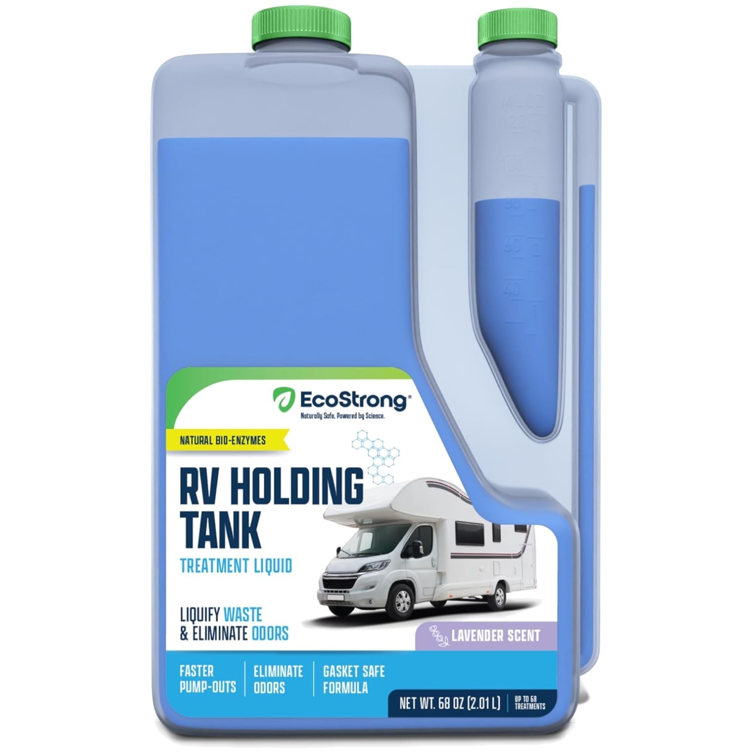 Enzyme-Based RV Holding Tank Digestor – Odor Cleaner – 68 oz