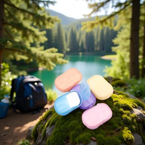 5 Boxes Colorful Disposable Soap Paper Hand Cleaner Fragrance Mini Color for