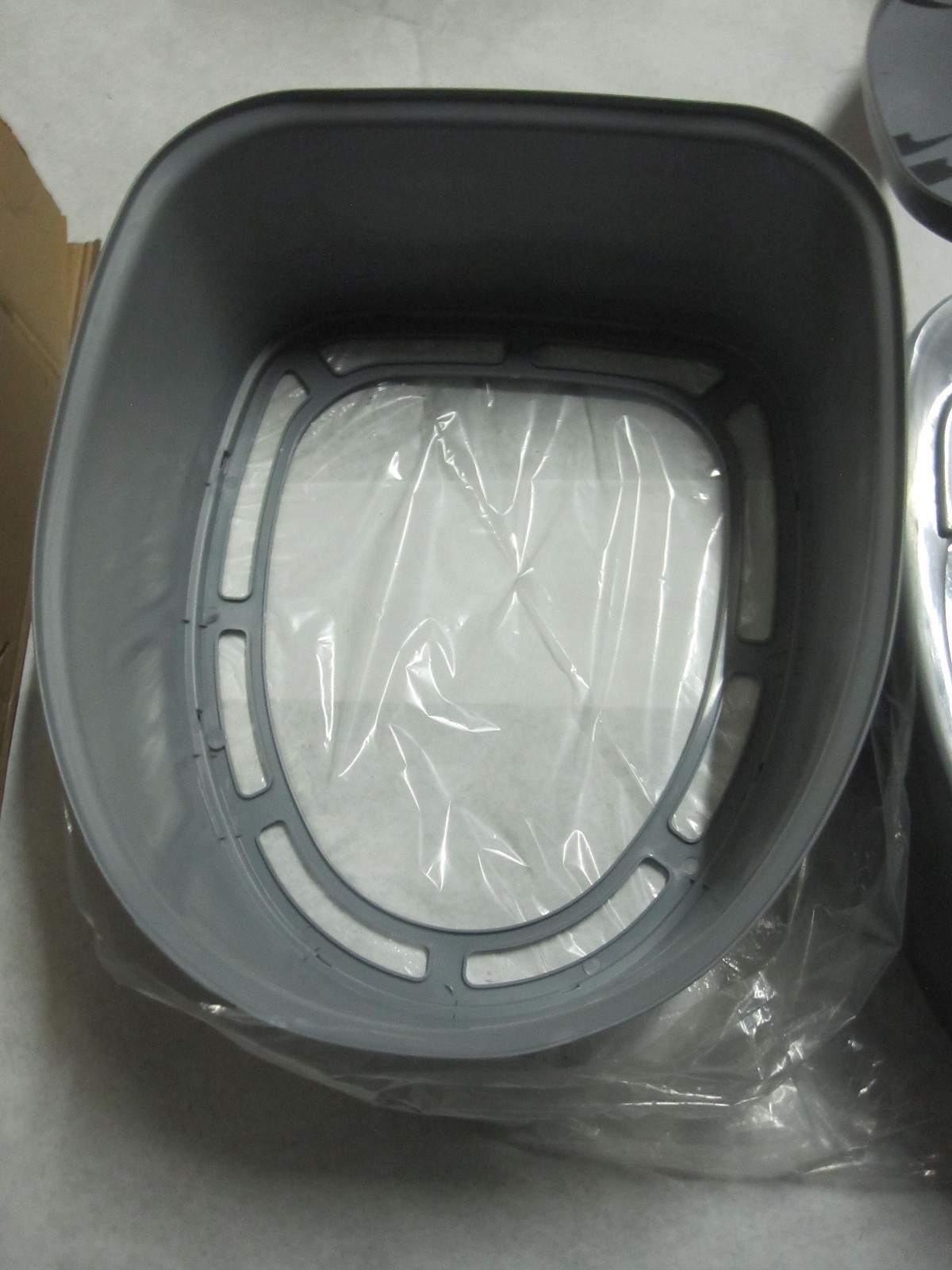 Portable Travel Toilet Indoor Outdoor for Outdoor Camping Grey Adult