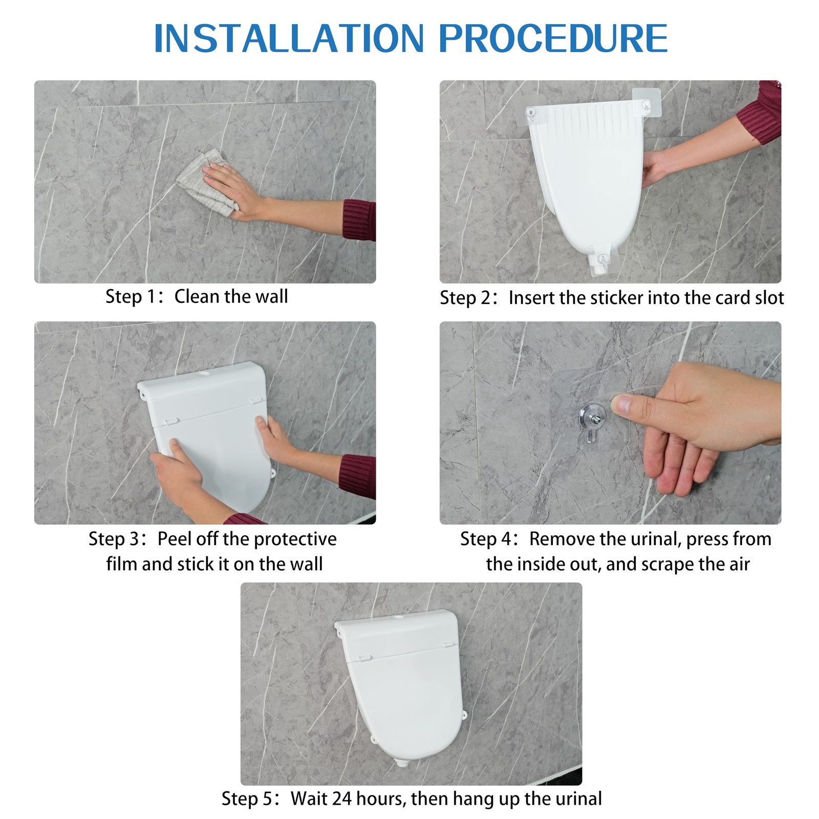 Wall Mounted Commercial Urinal With Hinged Cover Bathroom Washout Urinal for …