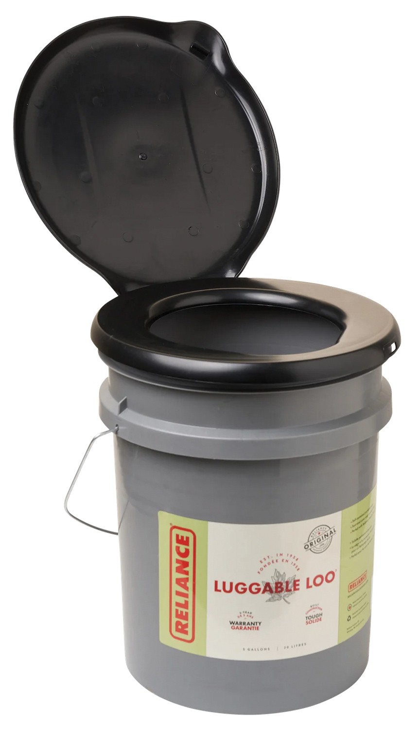 Reliance Luggable Loo Portable Toilet for Camping and Outdoor Adventures