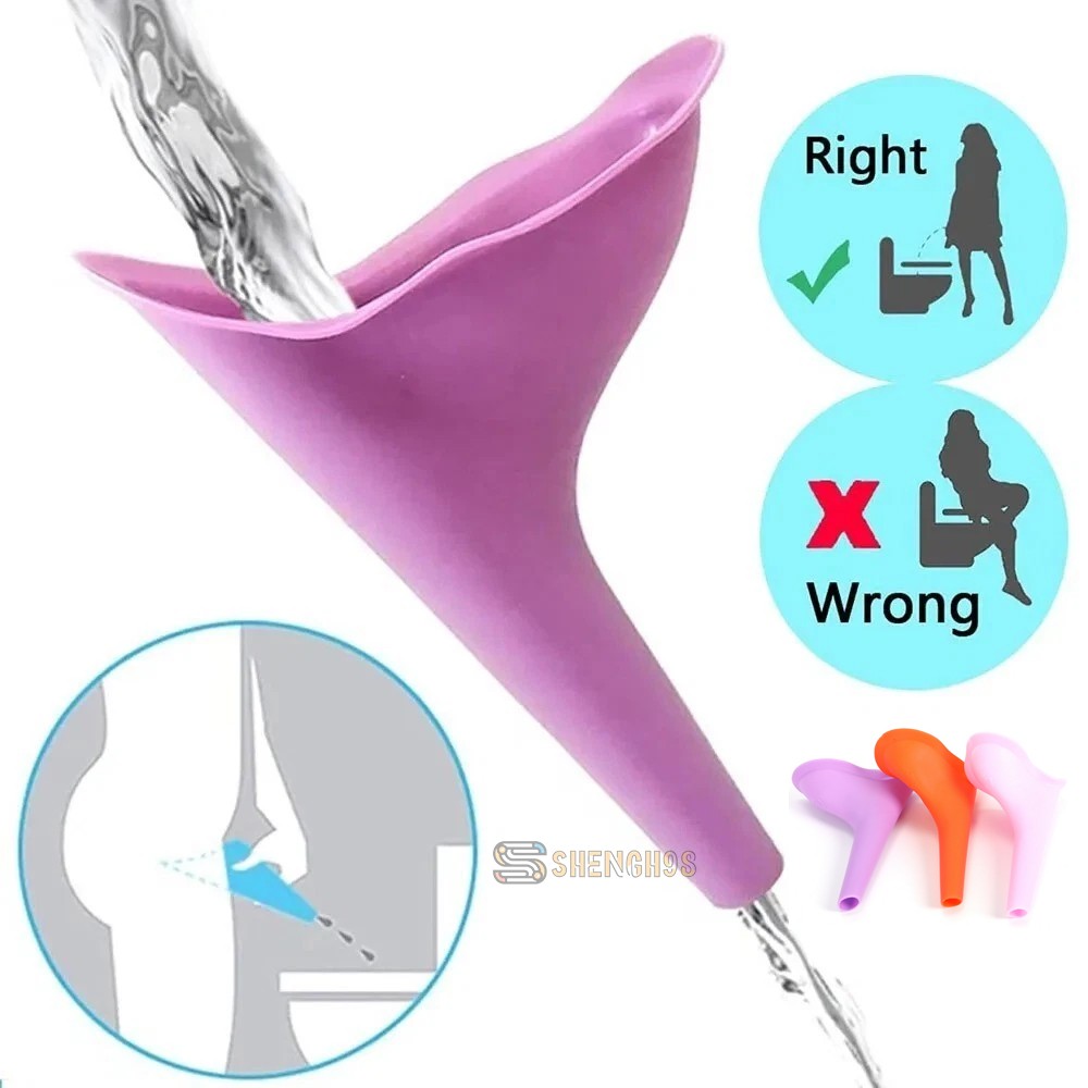 3PCS Women Female Portable Urinal Travel Camping Car Toilet Pee Emergency Tool